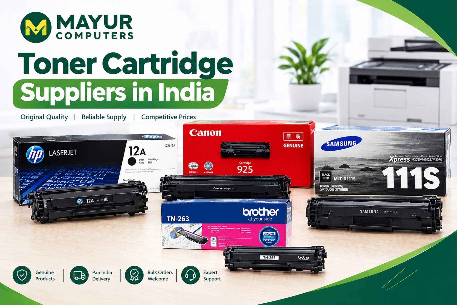 Toner Cartridge Suppliers in India: Mayur Computers