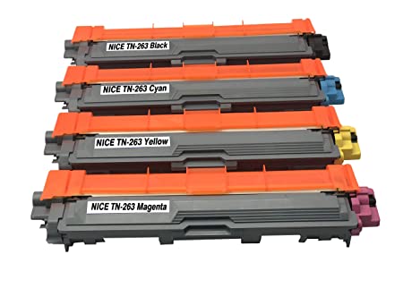 TN-263 Black, Cyan, Yellow, Magenta Color Toner Cartridge (Set of 4 PCs)